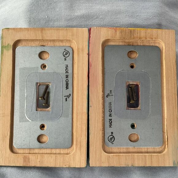 Hand Painted Wood Light Switch Covers - Picture 4 of 4